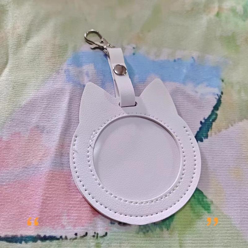 Transparent Card Holder Cute Badge Storage Cover Photocard Holder Protection Idol Card Storage Bag Pendant Student Stationery