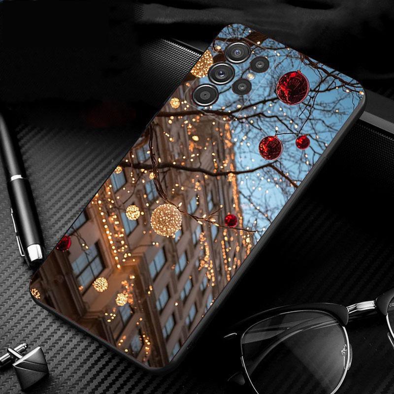 

Phone Case For Samsung Galaxy S25 S24 S23 S22 S21 Ultra S24 S23 S22 S21 S25 Plus S24 S20 FE Christmas Light Tree S25Plus