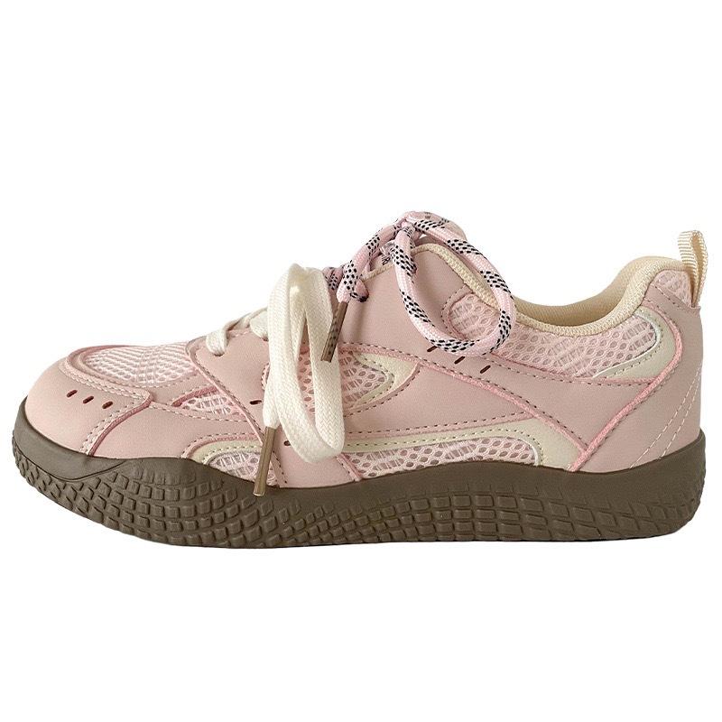 -6 Mesh Breathable Women's Shoes Summer New Little White Shoes Sports and Leisure Board Shoes Fashion Versatile