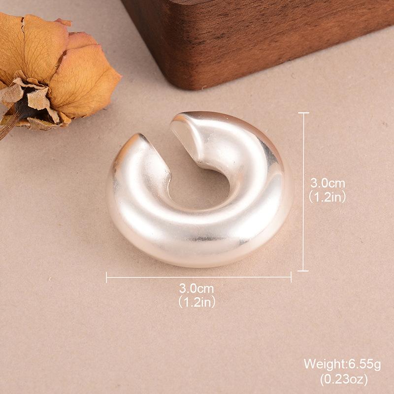 Французский стиль Инстаграм летние серебряные серьги 925 пробы высококачественные полые геометрические серьги нишевые простые украшения