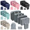 7Pcs/Set Large Capacity Travel Organizer Storage Bags Folding Clothes Shoe Tidy Pouch  Wardrobe