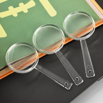 Portable Handheld Magnifying Glass Clear Lens for Reading Inspection and Hobby Exploration Multi Purpose Magnifier for Daily Use