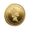 1 Pieza Reina Isabel II Brillante en el Anverso Libra Britannia Moneda Conmemorativa Isabel II Dei Gratia Regina Moneda