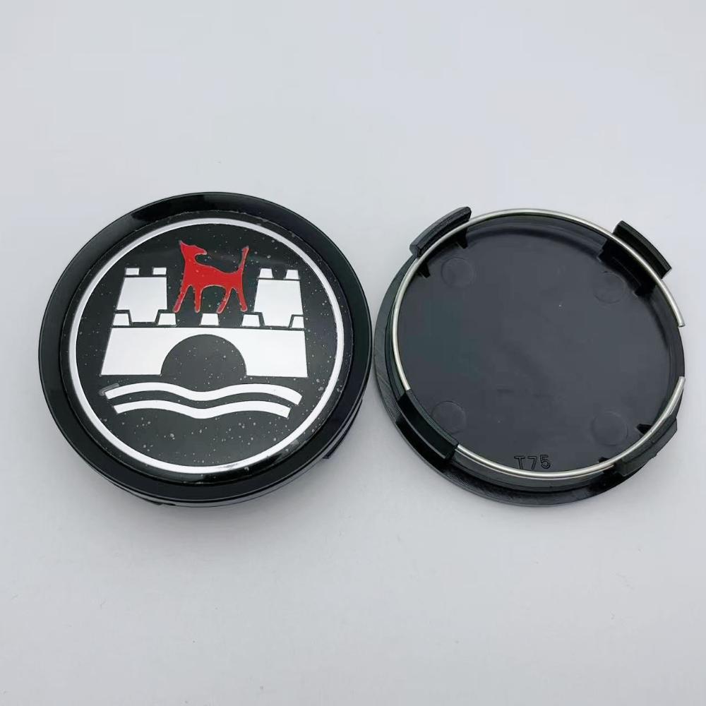 4pcs 74mm Wolfsburg Logo Emblem Badge Car Wheel Center Caps Wheel Hubcaps Rim Hub Center Dust Cover Replace Car Accessories