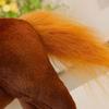 Kids Horse Doll Fleece Fabric Foal Shape Doll PP Cotton Filling Easy To Maintain Children Playroom Horse Companion