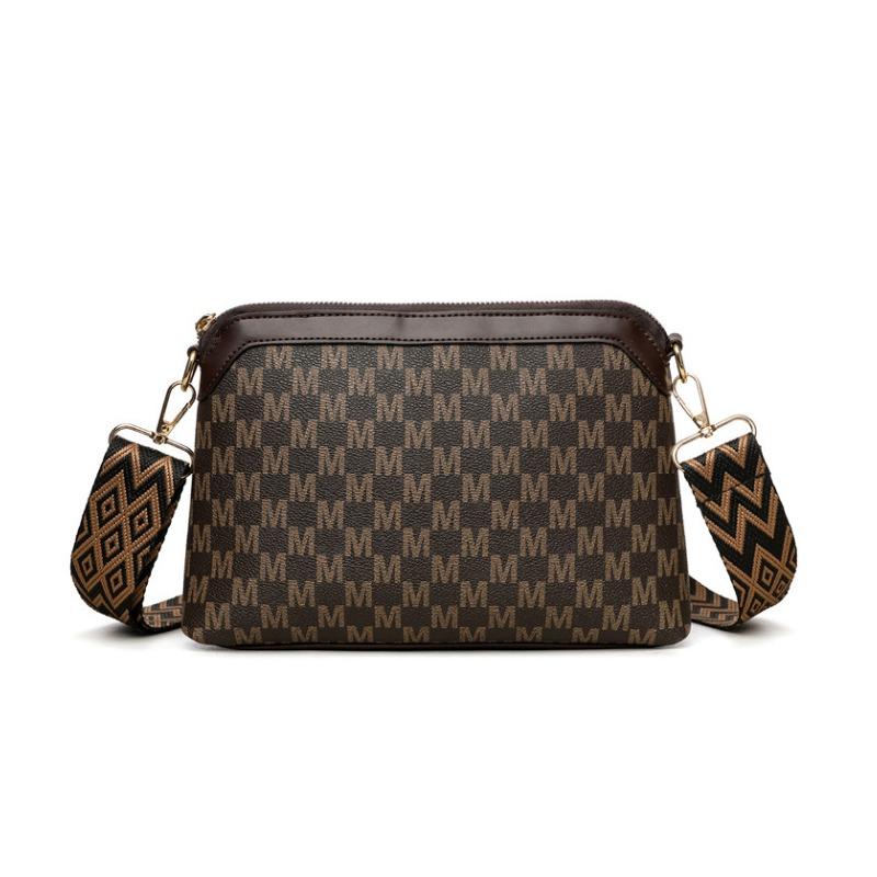 Retro Printed Single Shoulder Crossbody Women's Bag