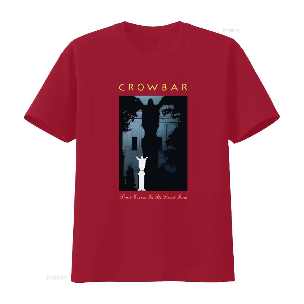 Crowbar Band T Shirt Time Heal Nothing Design Black Full Sizes S 5XL Vintage Washed Comfortable Designer Clothes Casual