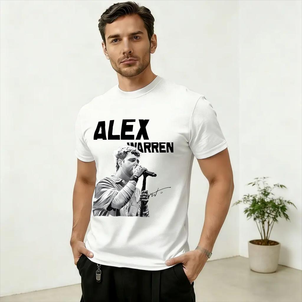 Alex Warren Finding Friday On the Road Tour 2026 Cotton T Shirt For Unisexs Summer Y2K Retro TShirts Crew Neck Tee Shirt Oversize
