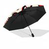 1pc Love Hearts Decor Automatic Folding Umbrella Durable Iron Frame,All Seasons Home Travel Outdoor Multifunctional Umbrella Yy251115062