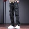 Men's Ice Silk Loose Straight Cargo Pants
