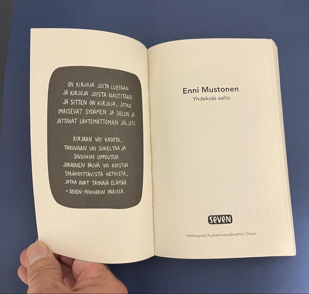 [USED] English novelsYhdeksäs Aalto Finnish