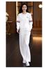 Women's Spring-Autumn 2026 Fashion: Loose Round Neck Hoodie and Casual Running Suit Set