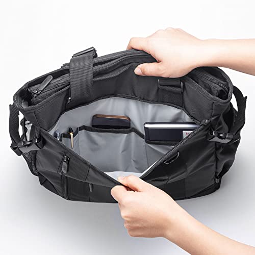 Sanwa Supply 3-Way Business Tote Bag BAG-BT3BK