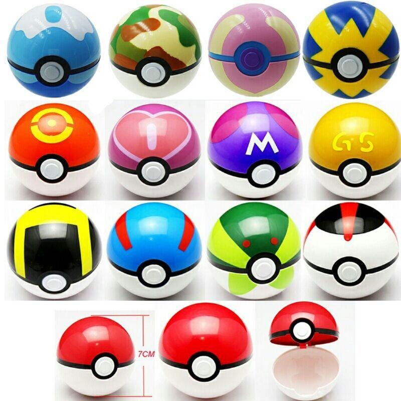 Premium Quality Pokmon Go Pokeball Pop-up 7cm Plastic Ball Toy For Endless Fun