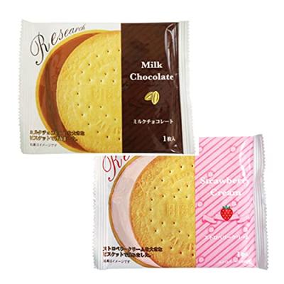 Maeda Seika Biscuit Research 60 bucăți ciocolată căpșuni (30 de sandvișuri/30 de sandvișuri)/Comparație de gusturi/Asortiment