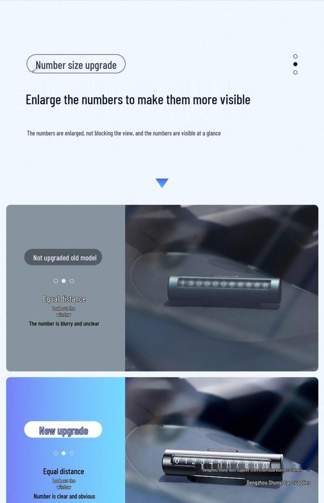 Shunyi Temporary Car Parking Number Plates with Digital Display