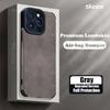 Fashion Case For iPhone 16 15 14 13 12 11 Pro Max X XS XR 8 7 Plus Mini Fur Leather Full Lens Protection Cases Cover