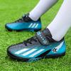 Children's football shoes boys and girls low-top leather surface broken nail sneakers artificial grass game training sneakers