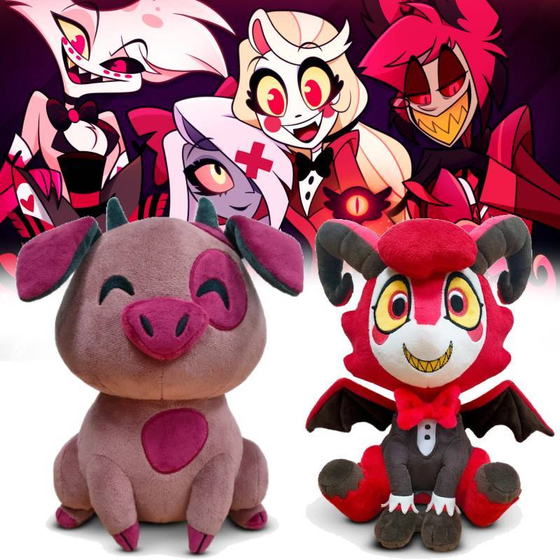 Hazbin Hotel Fat Niggets Plush Toy With Soft Crystal Material For Kids And Collectors