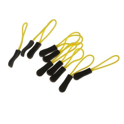 Zaini per giacche con cursore per estrattore per cordino per cerniera di ricambio da 10 pezzi Nero.