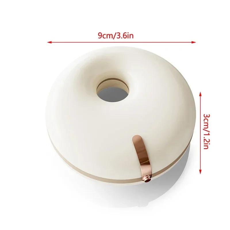 Portable donut shaped braces storage box, integrated box for storing and cleaning tools for invisible orthodontic appliances