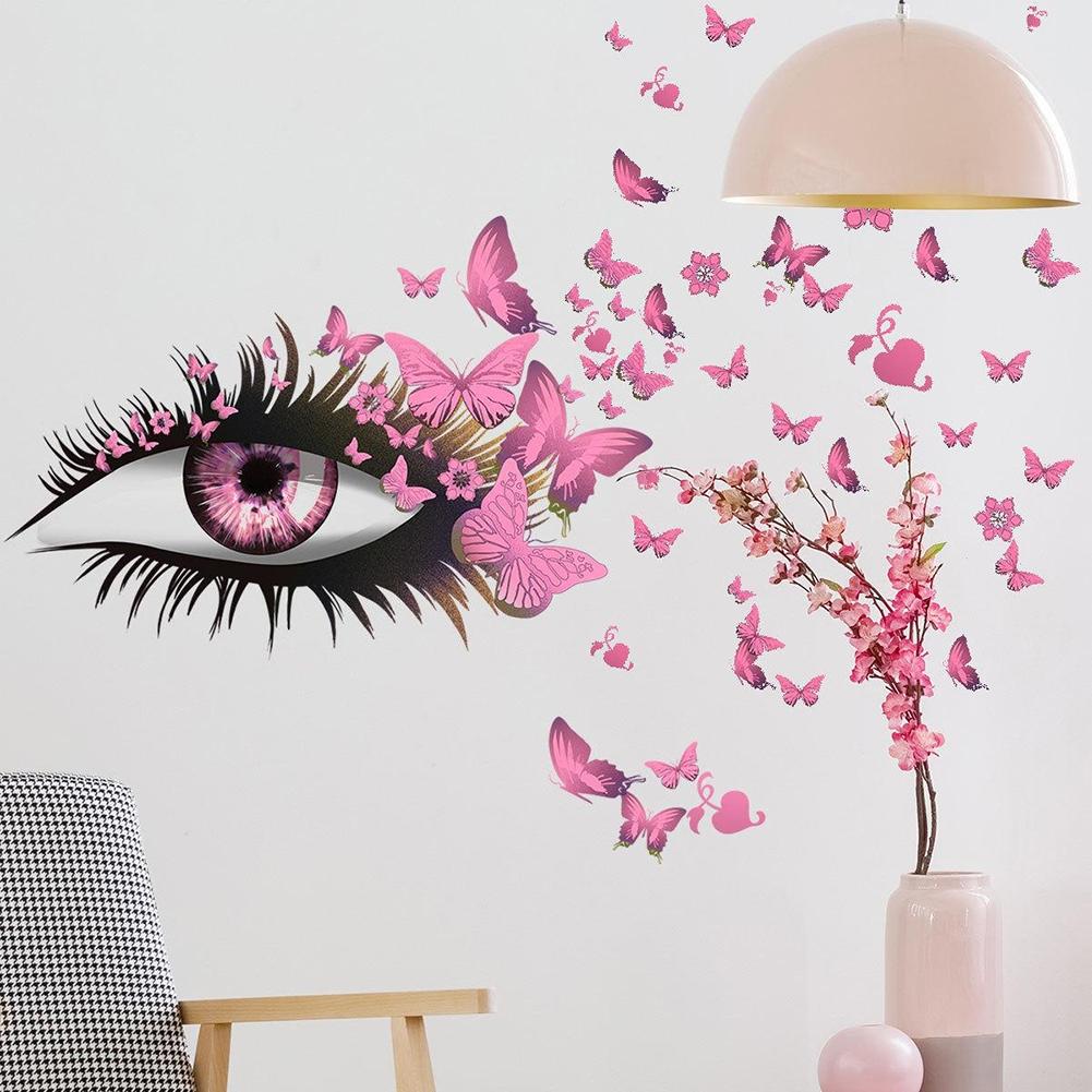 Double-sided Visual Patterns Butterfly Wall Stickers Home Decoration