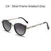 Cat Eye Polarized Sunglasses For Men Women, Uv400 Protection Tac Lens Trendy Metal Frame Sun Glasses For Driving Travel Style