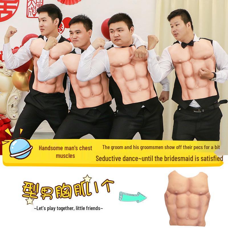 Wedding Prank Props: Funny Groom and Groomsmen Games Set