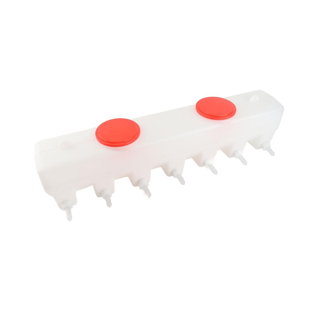 9l silicone lamb drink feeder, 14 nipples, double-sided cattle milk feed with shaft valve for calves, piglets, lambs, dog, animal milk feeder, cattle