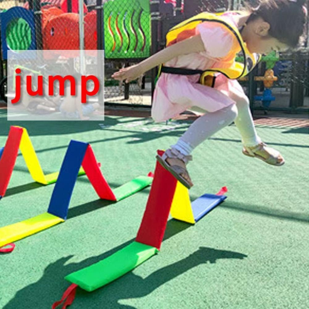 Drill Hole Jumping Lattice Hole Folding Physical Training Props Hopscotch Hole  Children Outdoor