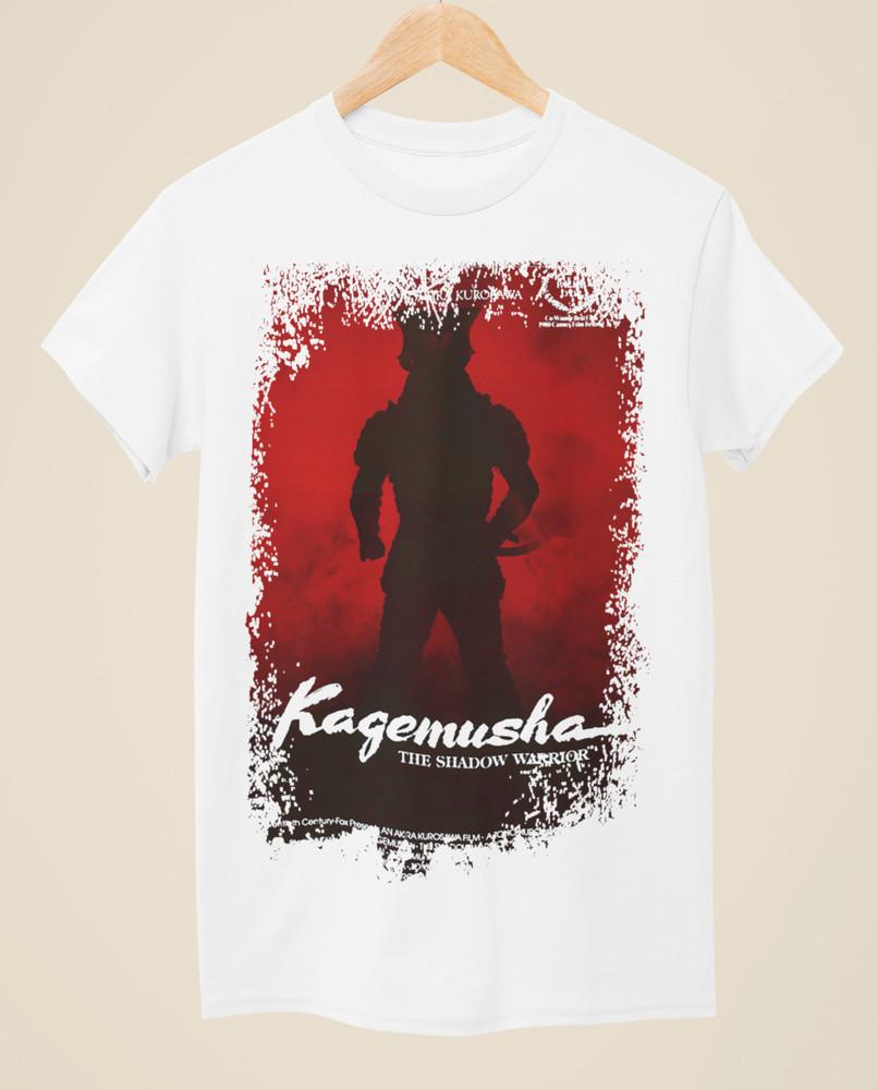 Kagemusha - Japanese Movie Poster Inspired Unisex White T-Shirt Unisex T-Shirt XXL