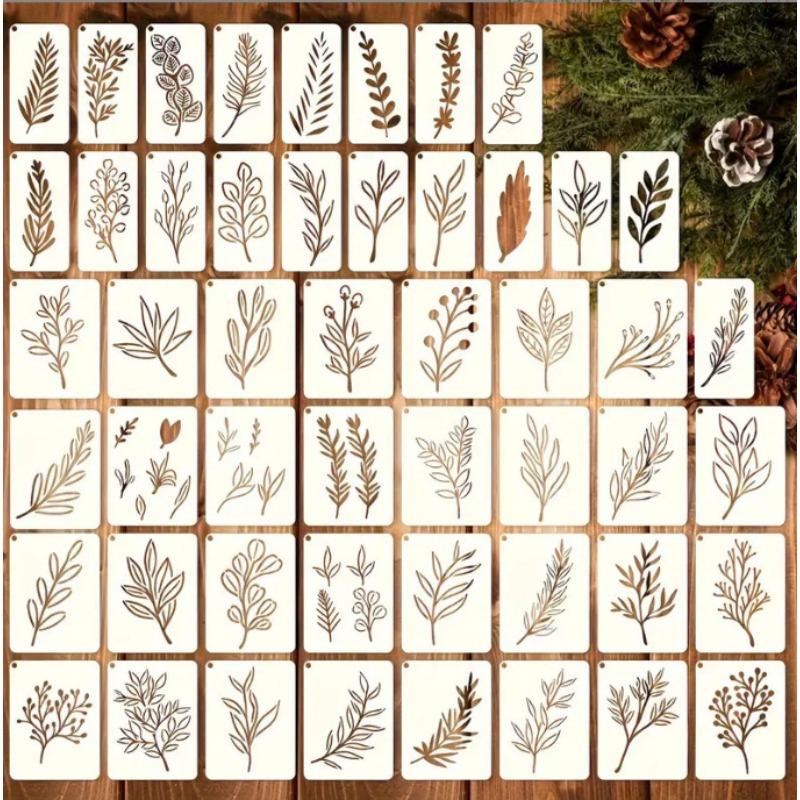 Wildflower Painting Template  Reusable Painting  Flowers and Plants  Inkjet Pet Graffiti  Washable