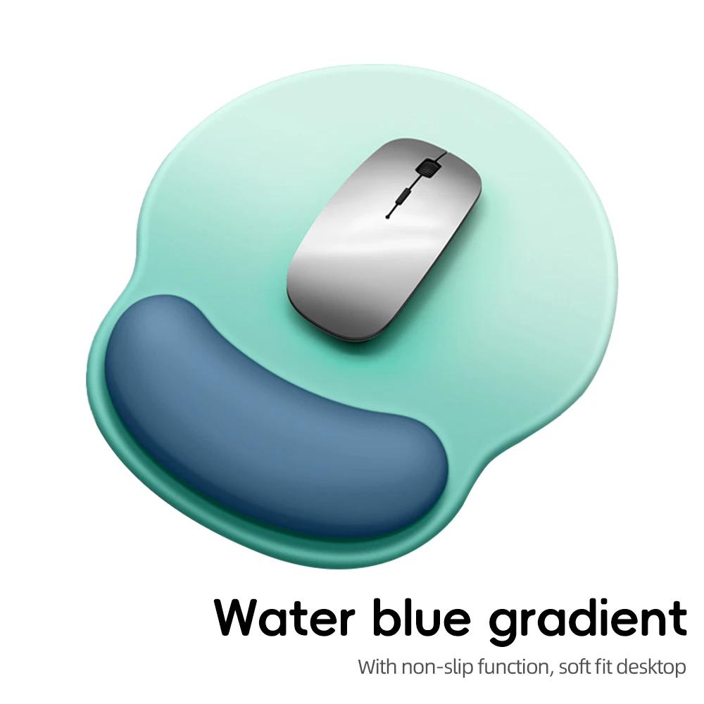 Gradient Mouse Pad Soft Gaming Mouse pad Mice Mat Comfortable Mouse Pad Wrist Rest Gamer For PC Laptop pad синий