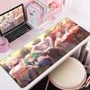 Laptop Gaming Keyboard Desktop Mat Hololive Kawaii Uruha Rushia Anime Mousepad Large Office Cabinet Carpet PC Rubber Accessories