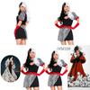 101 Dalmatiner Cosplay-Kostüm für Damen – Sexy Schurkenkleid für Halloween