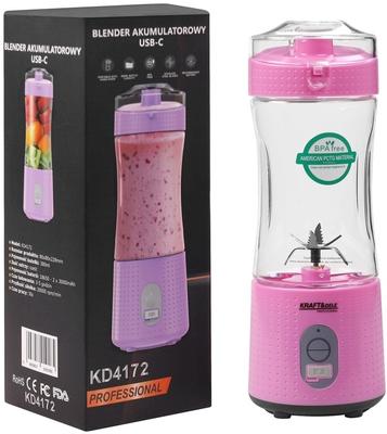 USB-C Battery Blender 380ml / 2x3000mAh KD4172