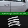 FOR Volkswagen VW GOLF MK7 Seventh Generation 2013-2018 Accessory Glossy Chrome Silver Door Handle Covers Trim 2014 2015 2016