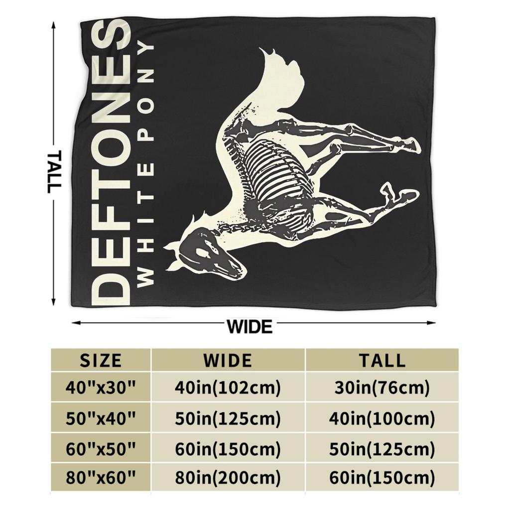 D-Deftoness Nu Metal Blanket Quality Super Warm Throw Blanket Winter Children Couch Chair Pattern Bedspread