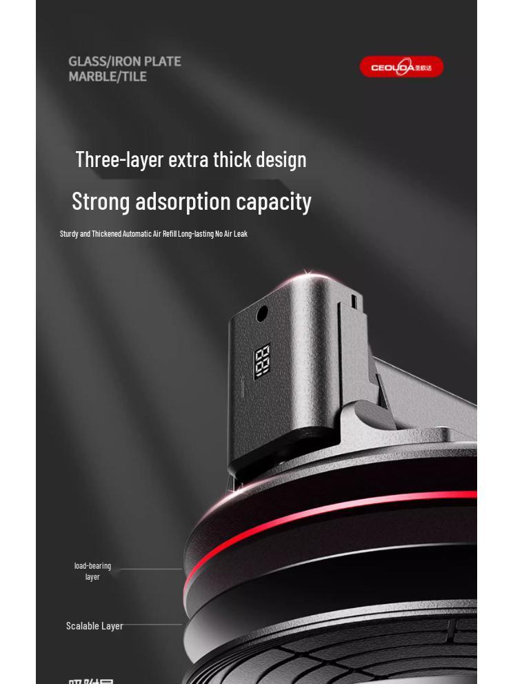 Heavy-Duty Lithium Vacuum Suction Device for Tile, Floor, and Glass