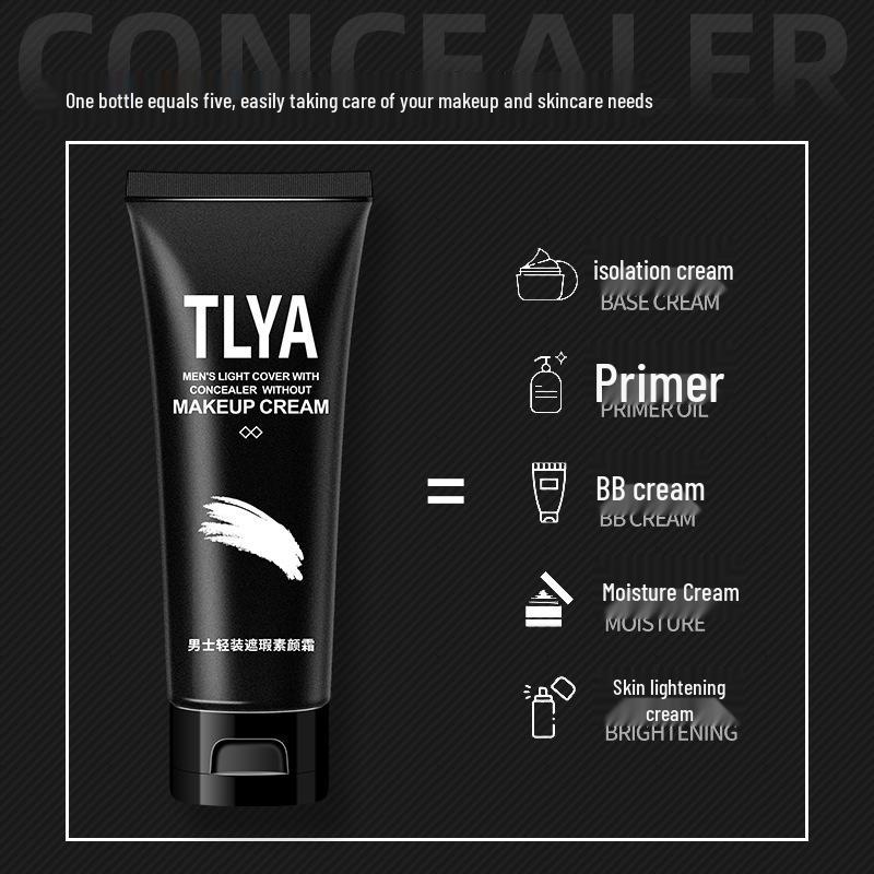 TLYA Men's Lightweight BB Cream for a Natural, Exquisite Look