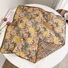 Summer new double-sided velvet scarf air-conditioned room with shawl women travel photo thin sunscreen 61 small square scarf