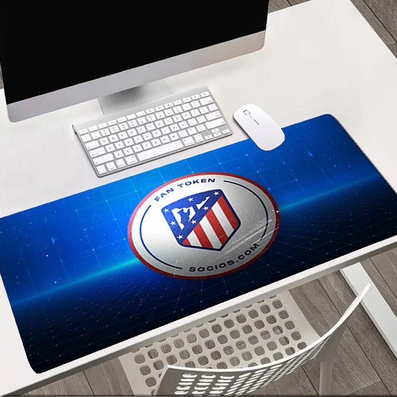 Atletico Madrid Crest Mouse pad Office Desk Mat, Gaming Mouse Pad Mousepad, keyboard pad,Heavy-Duty Non-Slip Rubber Backing, Gift