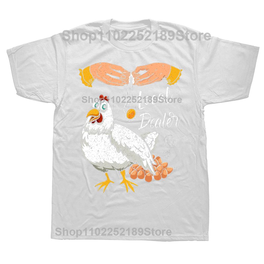 Eggs Dealer Funny Chicken Coop HendChicken Eggs 2025 Fashion Men Luxury Designer T-Shirts Camisa Printed on Tshirts