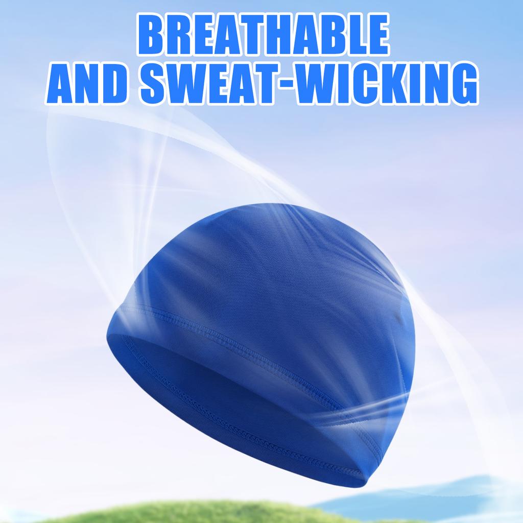 3Pcs Light Weight Breathable Bike Helmet Liners Kids Elastic Cycling Hat Football Sports Wicking Hat Cycling Accessories
