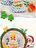 Cross-border Plush & Yarn Crochet Christmas Ornaments, Small Tree Decor & Car Pendants