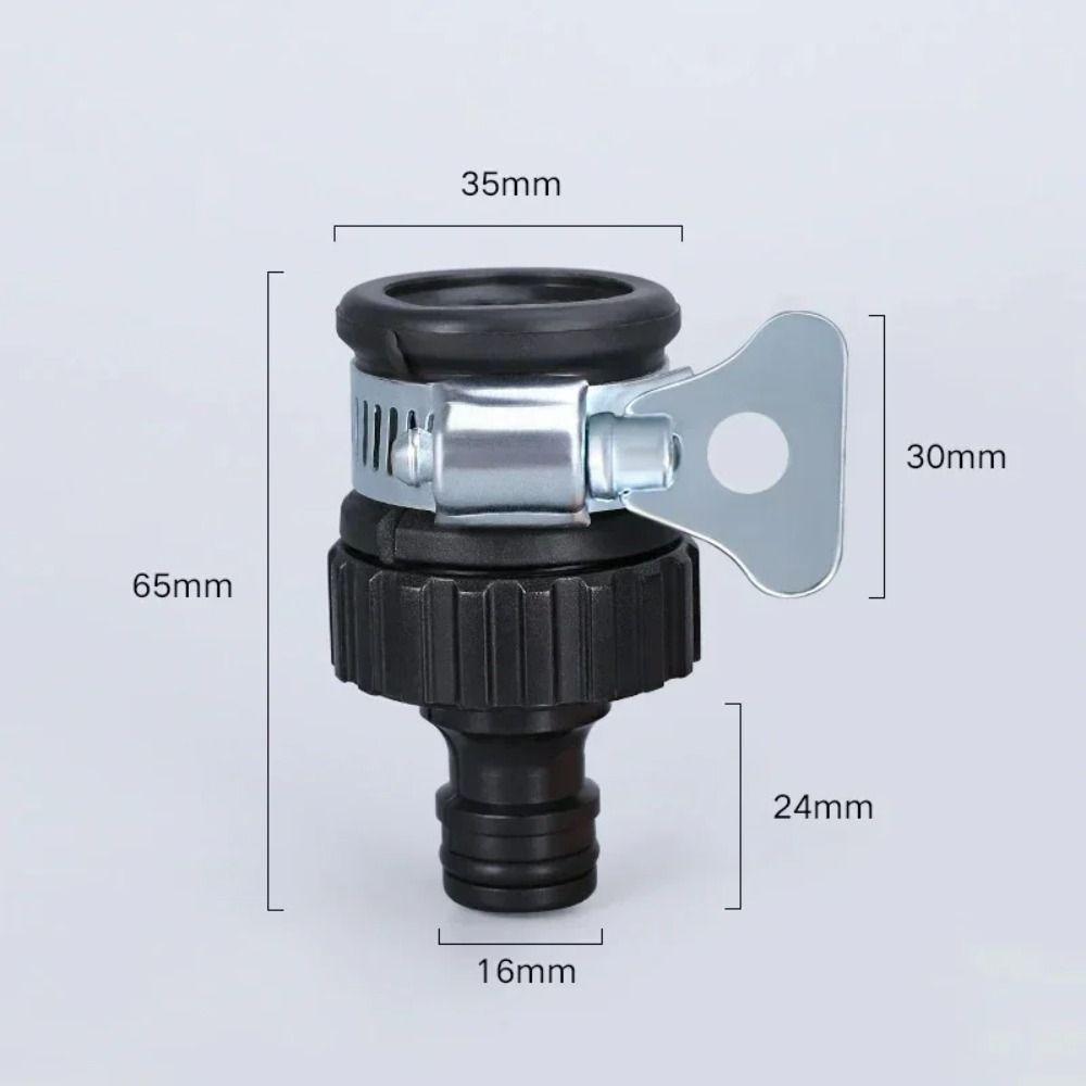 Plastic Water Faucet Adapter Non-slip Easy Installation Hose Fitting Leak Proof High Pressure Garden Irrigation Adapter