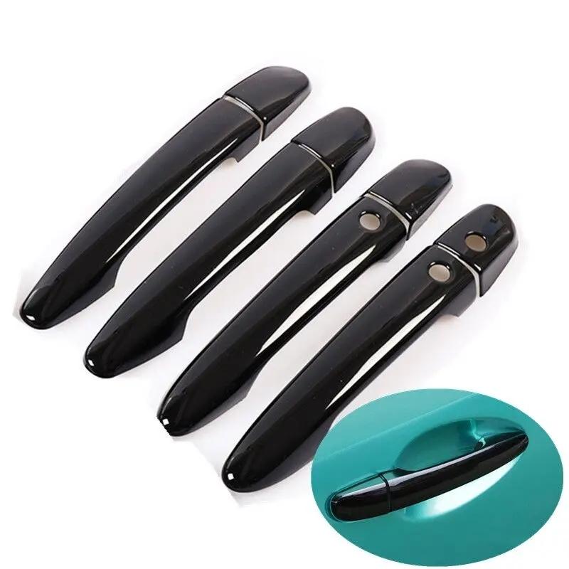 For Mazda Biante 2008 2009 2010 2011 2012 2013 2014-2016 ABS Chrome Glossy Black Door Handle Cover Trims Car Styling Accessories