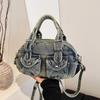 2025 Autumn Women's High-End Luxury Denim Shoulder Bag