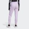 Adidas X Stella McCartney Regular Joggers Solid Color Logo Drawstring Cuffed Knit Sports Pants Women Joggers Purple IB6861