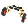 Canoe Carrier Dolly With 10in Solid Tires Adjustable Foldable Aluminum Universal Fit for Kayaking Small Boats